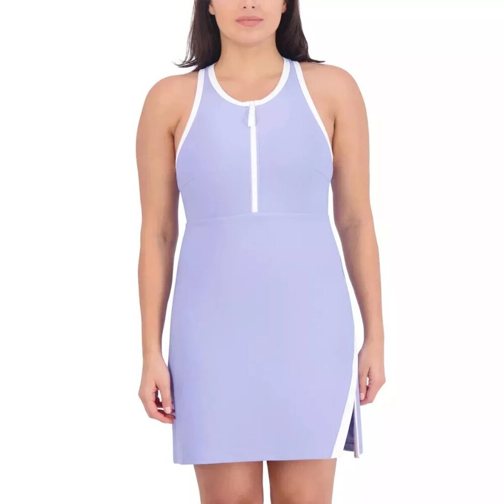 NWT SAGE Women's Activewear Tank Dress Internal Shorts Blue Size S $65 9C231